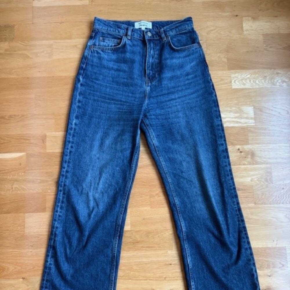 Wilder High Rise Wide Leg Jeans Size 26 (Donner)